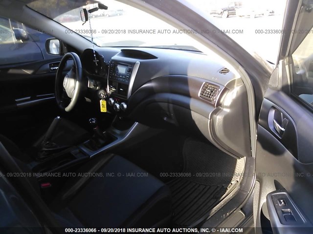 JF1GV7E68DG029576 - 2013 SUBARU IMPREZA WRX GRAY photo 5