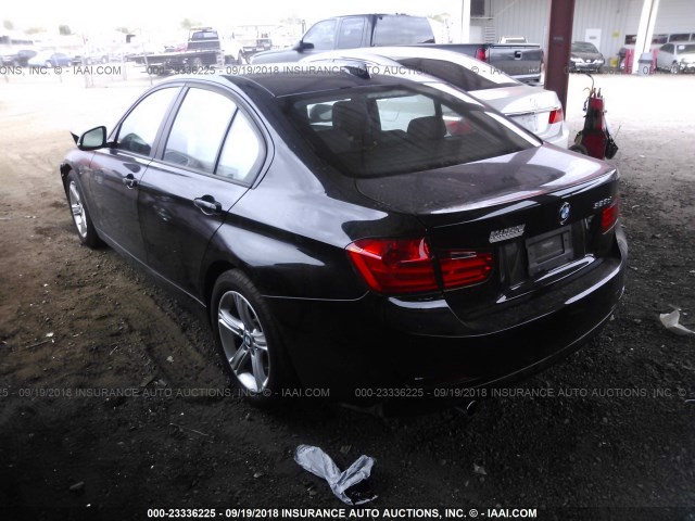 WBA3D3C57EK156877 - 2014 BMW 328 D BLACK photo 3