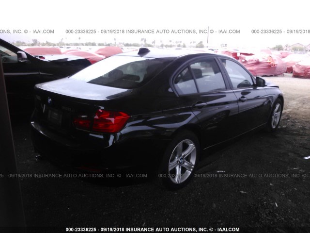 WBA3D3C57EK156877 - 2014 BMW 328 D BLACK photo 4