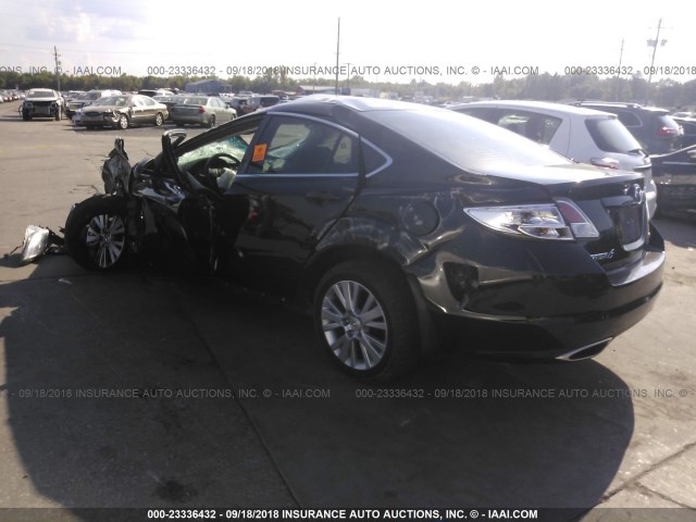 1YVHZ8CB1A5M27156 - 2010 MAZDA 6 S BLACK photo 3