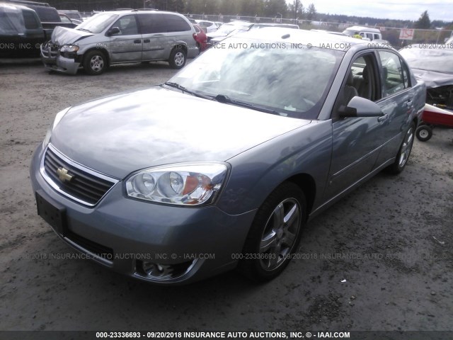 1G1ZU57N67F284289 - 2007 CHEVROLET MALIBU LTZ Light Blue photo 2