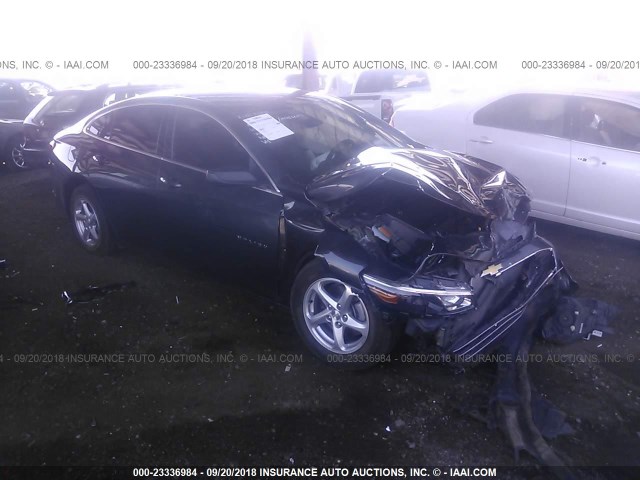 1G1ZB5ST1JF103876 - 2018 CHEVROLET MALIBU LS 灰色 照片 1