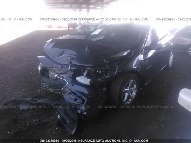 1G1ZB5ST1JF103876 - 2018 CHEVROLET MALIBU LS 灰色 照片 2