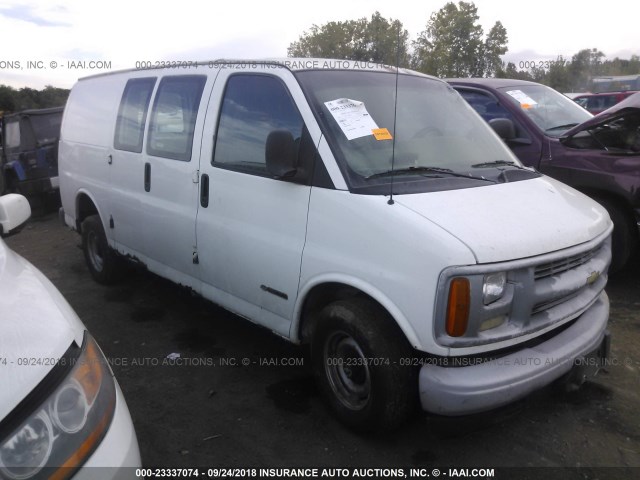 1GCEG15WXY1248461 - 2000 CHEVROLET EXPRESS G1500  WHITE photo 1