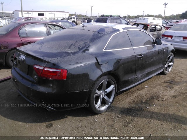 WAUDK78T99A051598 - 2009 AUDI A5 QUATTRO BLACK photo 4