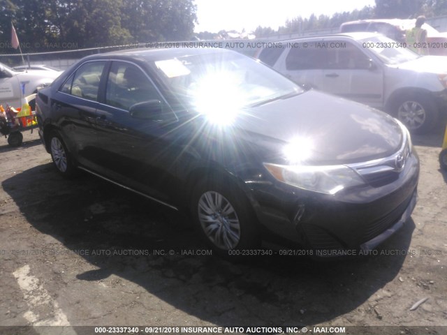 4T1BF1FK5DU230228 - 2013 TOYOTA CAMRY L/SE/LE/XLE BLACK photo 1