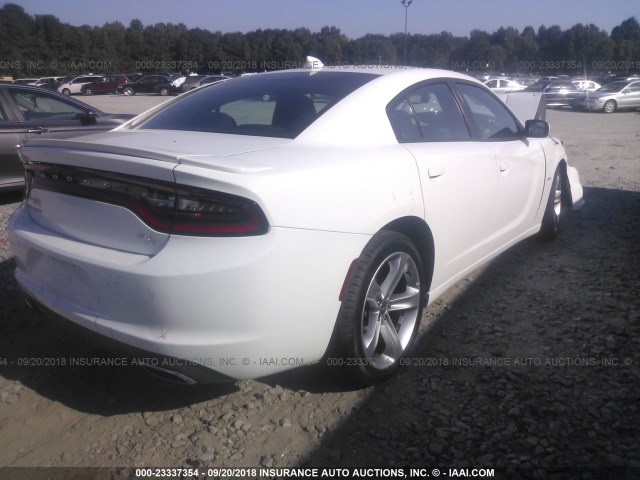 2C3CDXCT1GH297161 - 2016 DODGE CHARGER R/T WHITE photo 4