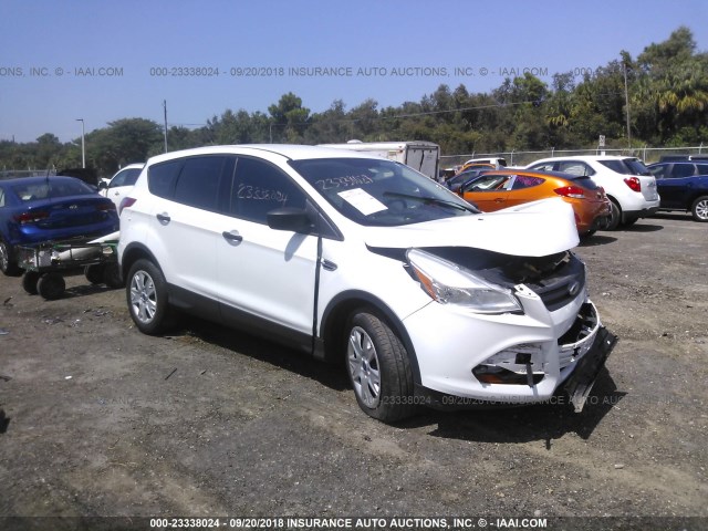 1FMCU0F7XGUC35848 - 2016 FORD ESCAPE S WHITE photo 1