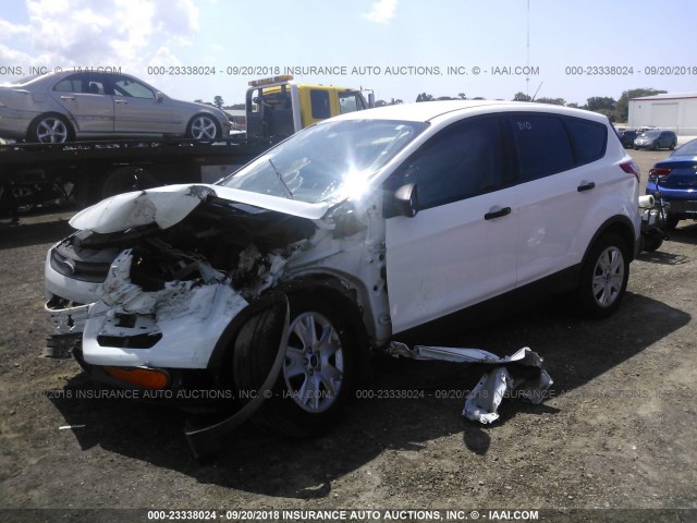 1FMCU0F7XGUC35848 - 2016 FORD ESCAPE S WHITE photo 2