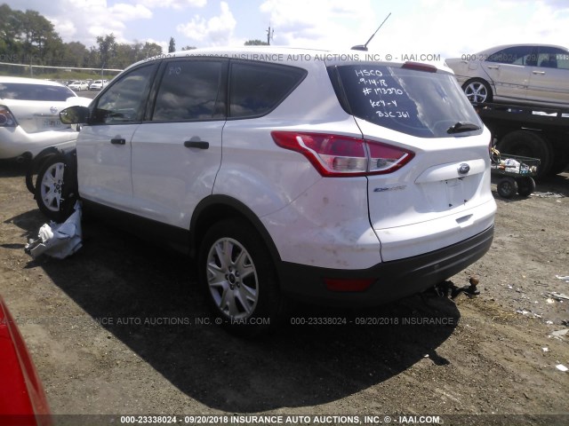 1FMCU0F7XGUC35848 - 2016 FORD ESCAPE S WHITE photo 3