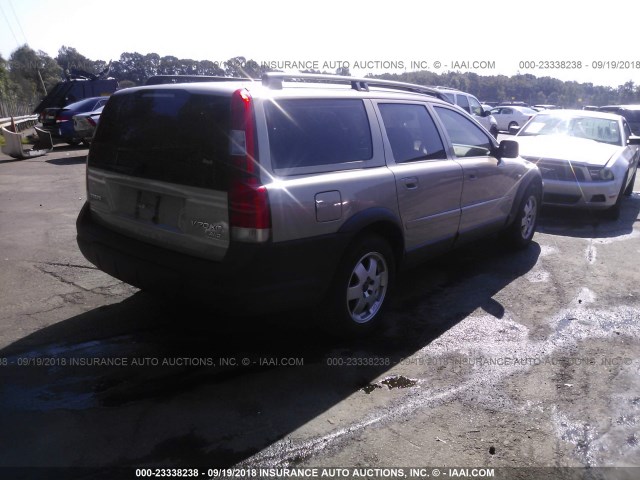 YV1SZ58D211032649 - 2001 VOLVO V70 XC Champagne photo 4