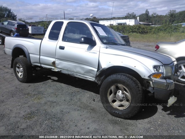 5TESM92N72Z014118 - 2002 TOYOTA TACOMA XTRACAB PRERUNNER SILVER photo 1