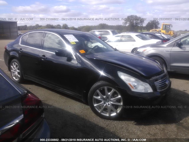 JNKCV61F99M052087 - 2009 INFINITI G37 BLACK photo 1