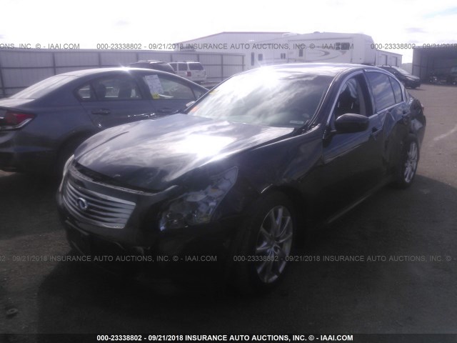 JNKCV61F99M052087 - 2009 INFINITI G37 BLACK photo 2