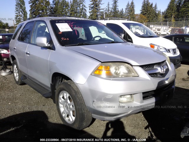 2HNYD18704H505532 - 2004 ACURA MDX TOURING SILVER photo 1