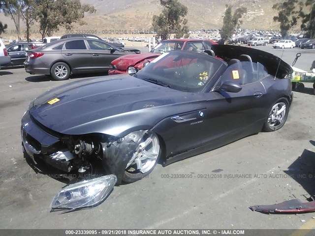 WBALL5C56FP557730 - 2015 BMW Z4 SDRIVE28I GRAY photo 2