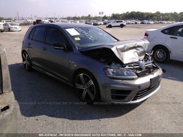 WVWLF7AU8FW239159 - 2015 VOLKSWAGEN GOLF R GRAY photo 1