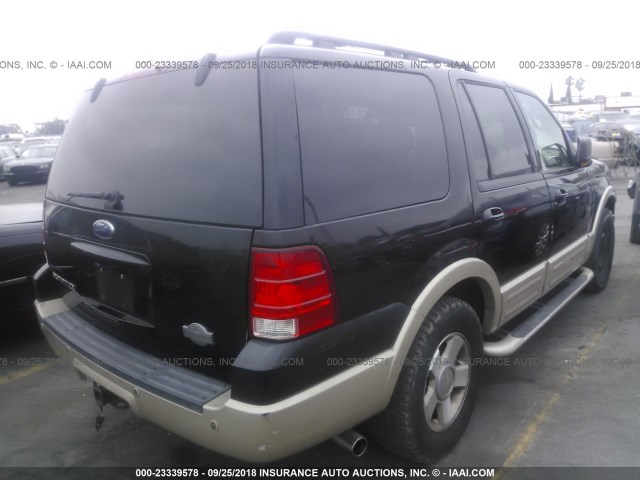 1FMFU18556LA90558 - 2006 FORD EXPEDITION EDDIE BAUER BLACK photo 4