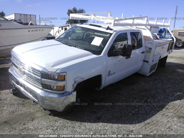 1GB4CYCG5HF163384 - 2017 CHEVROLET SILVERADO 3500 C3500 WHITE photo 2