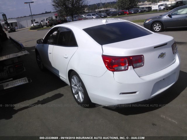 1G11E5SA4DU141265 - 2013 CHEVROLET MALIBU 2LT WHITE photo 3