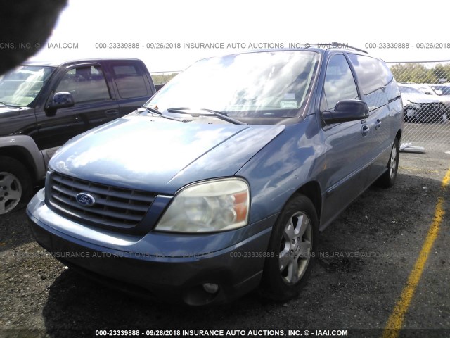 2FMZA57206BA62610 - 2006 FORD FREESTAR SPORT BLUE photo 2