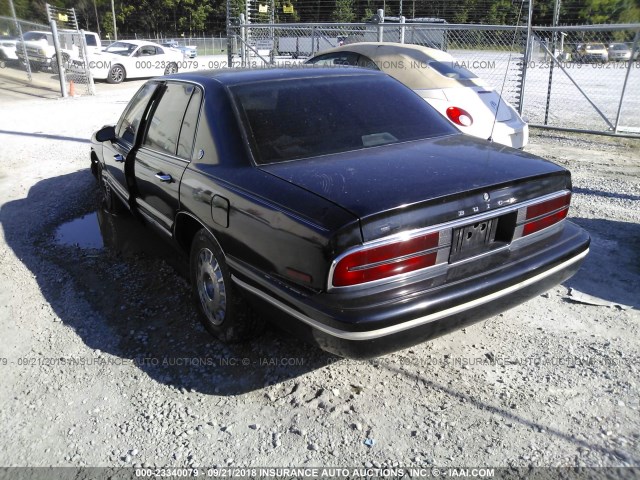 1G4CW52K5TH648121 - 1996 BUICK PARK AVENUE  BLACK photo 3