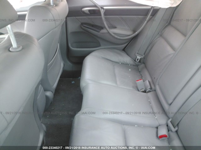 19XFA1F94AE007030 - 2010 HONDA CIVIC EXL SILVER photo 8