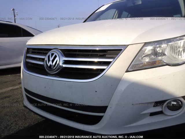 WVGBV75N19W526392 - 2009 VOLKSWAGEN TIGUAN SE/SEL WHITE photo 6