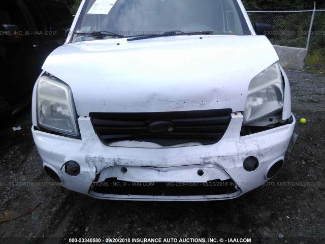 NM0LS6BN9AT040531 - 2010 FORD TRANSIT CONNECT XLT WHITE photo 6