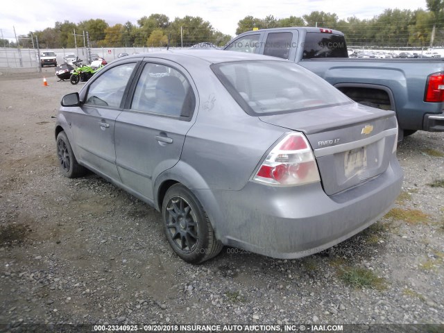KL1TD5DE3AB072800 - 2010 CHEVROLET AVEO LS/LT GRAY photo 3