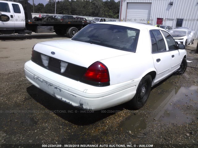 2FAFP71W57X130892 - 2007 FORD CROWN VICTORIA POLICE INTERCEPTOR WHITE photo 4