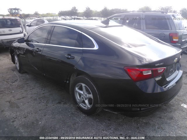 1G1ZB5ST3GF207309 - 2016 CHEVROLET MALIBU LS Qara foto 3