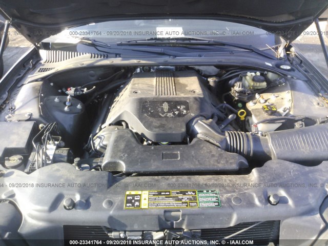 1LNHM87A85Y616215 - 2005 LINCOLN LS GRAY photo 10