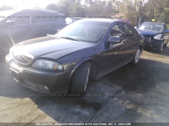 1LNHM87A85Y616215 - 2005 LINCOLN LS GRAY photo 2