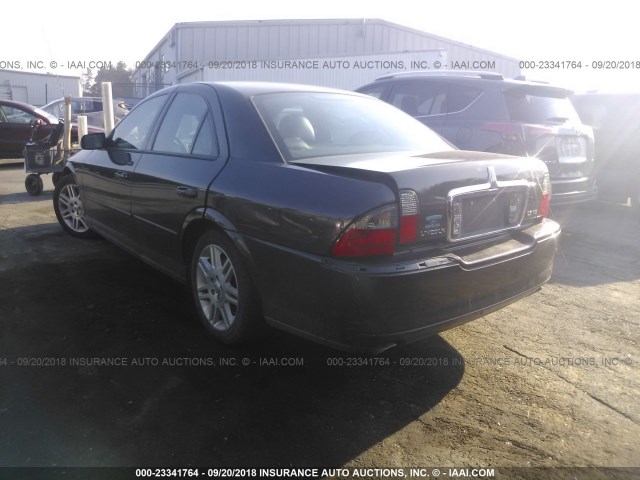 1LNHM87A85Y616215 - 2005 LINCOLN LS GRAY photo 3