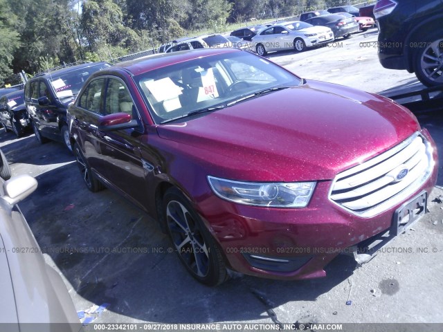 1FAHP2E88GG124842 - 2016 FORD TAURUS SEL RED photo 1