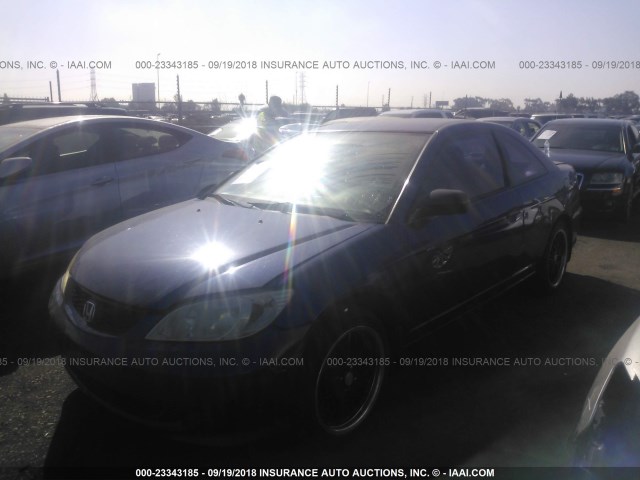 1HGEM22345L002306 - 2005 HONDA CIVIC DX VP Mavi foto 2