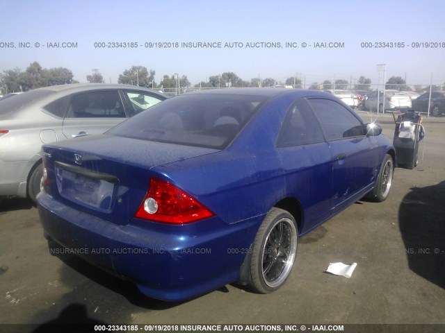 1HGEM22345L002306 - 2005 HONDA CIVIC DX VP Mavi foto 4