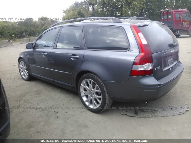 YV1MW682372272835 - 2007 VOLVO V50 T5 GRAY photo 3