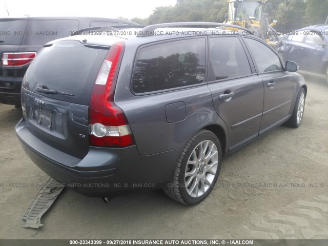 YV1MW682372272835 - 2007 VOLVO V50 T5 GRAY photo 4