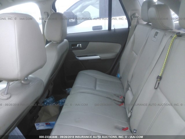 2FMDK3JC8DBC40595 - 2013 FORD EDGE SEL GRAY photo 8