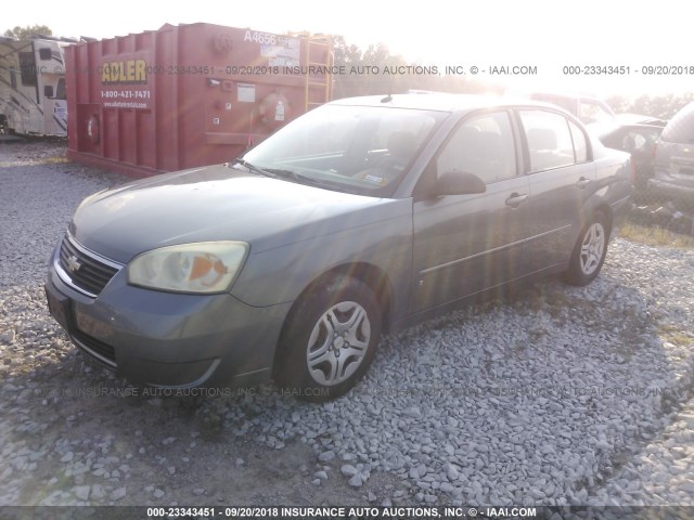 1G1ZS53F96F161010 - 2006 CHEVROLET MALIBU LS 灰色 照片 2