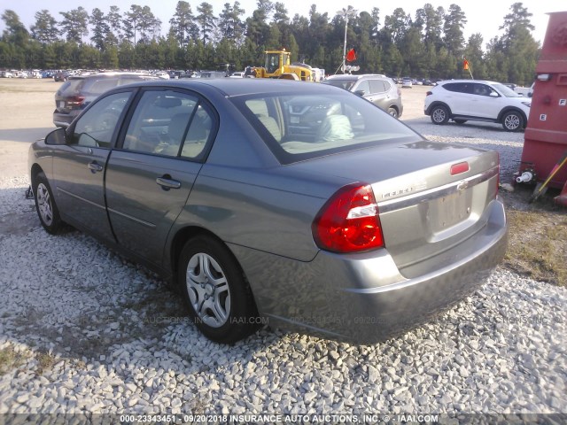 1G1ZS53F96F161010 - 2006 CHEVROLET MALIBU LS 灰色 照片 3