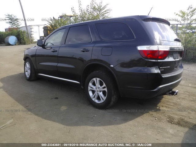 1C4RDJAG1DC668469 - 2013 DODGE DURANGO SXT BLACK photo 3