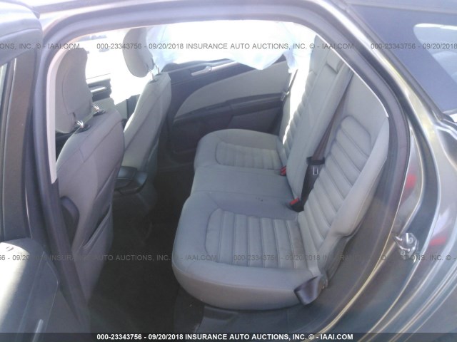 3FA6P0G74DR312004 - 2013 FORD FUSION S SILVER photo 8