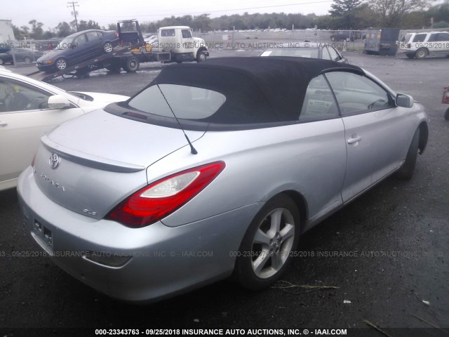 4T1FA38P27U116146 - 2007 TOYOTA CAMRY SOLARA SE/SLE Gümüş foto 4