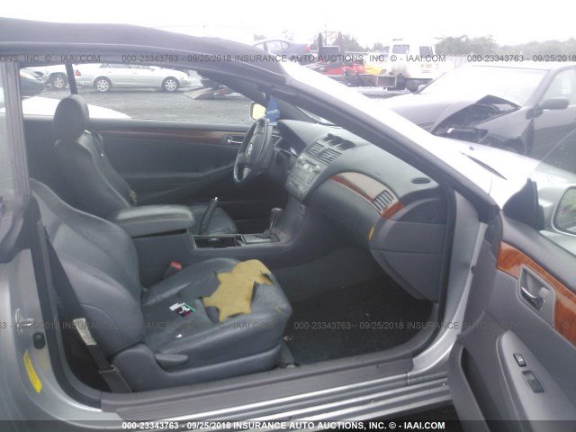 4T1FA38P27U116146 - 2007 TOYOTA CAMRY SOLARA SE/SLE Gümüş foto 5
