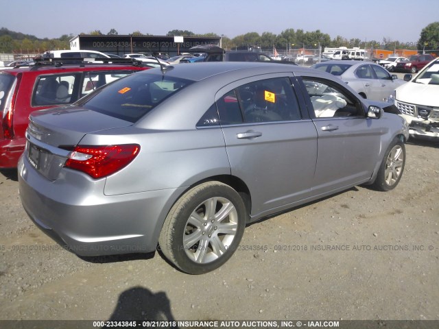 1C3CCBBB2DN545452 - 2013 CHRYSLER 200 TOURING SILVER photo 4