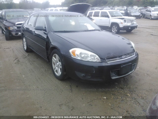 2G1WU581169150568 - 2006 CHEVROLET IMPALA LTZ BLACK photo 1