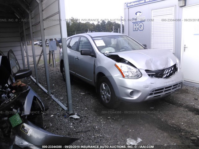 JN8AS5MT5DW042302 - 2013 NISSAN ROGUE S/SV SILVER photo 1